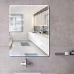 Miroirs muraux argentés biseautés modernes 