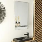 Miroirs de salle de bain noirs en fonte style ethnique 