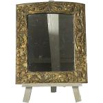 Miroirs anciens dorés en verre avec cadre art nouveau 