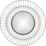 Miroirs muraux Pomax argentés en métal 