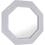 Miroir Hexagonale Alba 49 cm Blanc