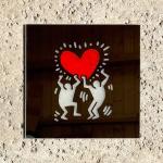 Miroir Keith Haring Heart