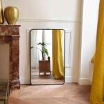 Miroirs rectangulaires dorés 
