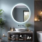 Miroirs de salle de bain noirs diamètre 60 cm ｜ Achetez en ligne