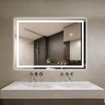 Miroirs muraux beiges nude en aluminium anti buéeeautés 
