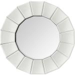 Miroirs muraux Paris Prix argentés en métal diamètre 60 cm modernes en promo 