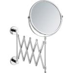 Miroirs muraux Wenko gris en métal grossissants 