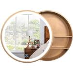 Miroirs muraux en bois diamètre 60 cm 