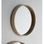 Miroirs rectangulaires Factory marron en bois modernes 
