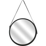 Miroirs de salle de bain noirs diamètre 40 cm 