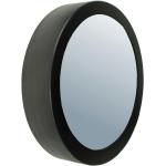 Miroirs ronds Ideanature noirs en verre diamètre 50 cm contemporains 