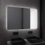 Miroirs muraux Aurlane argentés en aluminium lumineux 