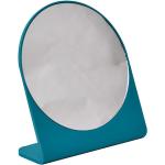 Miroirs ronds bleu canard en métal à motif canards diamètre 19 cm 