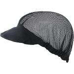 Bonnets casquette noirs en caoutchouc Tailles uniques look fashion en promo 