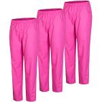 Pantalons de pyjama rose fushia en popeline Taille S look fashion 