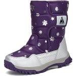Bottes de neige & bottes hiver  violettes anti glisse Pointure 30 look fashion pour fille en promo 