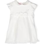 Robes à manches courtes Miss Blumarine blanches en jersey à strass Taille 3 ans pour fille de la boutique en ligne Farfetch.com 