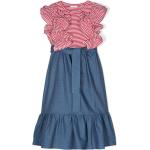 Robes plissées bleues à rayures en viscose à volants Taille 6 ans pour fille de la boutique en ligne Farfetch.com 
