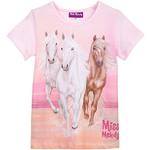 Miss Melody Fille T-Shirt 76027 Rosa, Taille 128, 8 Ans