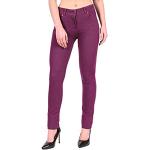 Jeggings violets Taille XL look fashion pour femme 