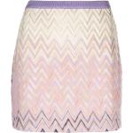 Jupes en soie de créateur Missoni lilas en viscose minis Taille XL pour femme en promo 