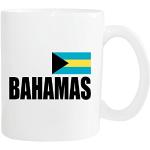 Mister Merchandise Mug Tasse à café Bahamas Fahne Flag thé Pot Grande, Couleur: Blanc