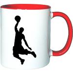 Mister Merchandise Mug Tasse à café Basketball Slamdunk Slam Dunk Dunking thé Pot Grande Plein de Couleurs