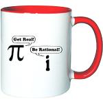 Mister Merchandise Mug Tasse à café Get Real - Be Rational thé Pot Grande, Plein de Couleurs