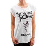 Mister Tee Femme Ladies My Chemical Romance Black Parade Cover Tee White Xs T Shirt, Blanc, XS EU