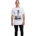 T-shirts Mister Tee blancs à manches courtes Tupac Shakur lavable en machine à manches courtes Taille XXL look fashion pour homme en promo 