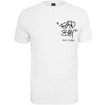 T-shirts Mister Tee blancs à motif New York à manches courtes à manches courtes Taille XXL look casual pour homme en promo 
