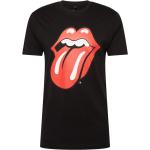 Mister Tee T-Shirt 'Rolling Stones Tongue' rouge / noir / blanc