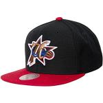 Snapbacks Mitchell and Ness noires NBA Tailles uniques look fashion 