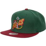 Snapbacks Mitchell and Ness vertes NBA Tailles uniques look fashion pour homme 