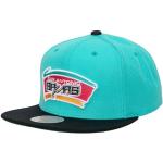 Snapbacks Mitchell and Ness turquoise à logo NBA Tailles uniques look fashion 
