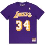 Mitchell & Ness Los Angeles Lakers Shaquille O'Neal T-Shirt - purple