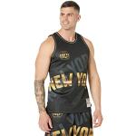 T-shirts fashion Mitchell and Ness noirs en jersey à motif New York NBA Taille L look fashion pour homme 