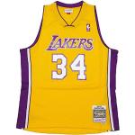 Mitchell & Ness - Maillot NBA Shaquille O'Neal Los Angeles Lakers 1999-00 Mitchell & ness Hardwood Classic swingman jaune taille - M