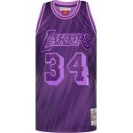 Mitchell & Ness Monochrome Swingman Shaquille O'Neal LA Lakers - T-Shirts homme - Violet - S