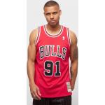 Vêtements Mitchell and Ness rouges NBA Taille M pour homme 