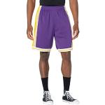 Shorts de basketball Mitchell and Ness violets en polyester NBA Taille XXL look fashion pour homme 