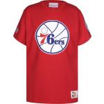 T-shirts Mitchell and Ness rouges NBA Taille S look fashion pour homme 