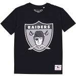 T-shirts à imprimés Mitchell and Ness noirs à logo en coton Las Vegas Raiders Taille M 