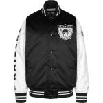 Blousons Teddy Mitchell and Ness blancs en satin Las Vegas Raiders Taille XL look fashion pour homme 