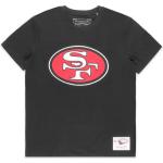 T-shirts basiques Mitchell and Ness noirs en coton San Francisco 49ers à col rond Taille M pour homme en promo 