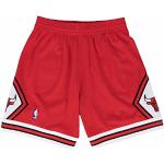 Shorts de basketball Mitchell and Ness rouges NBA Taille M look fashion pour homme 