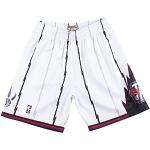Shorts de sport Mitchell and Ness blancs NBA Taille M pour homme 