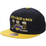 Snapbacks Mitchell and Ness noires Lakers Tailles uniques pour homme 