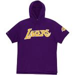 Mitchell & Ness Sweatshirt à Capuche Manches Courtes Los Angeles Lakers