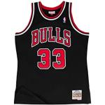 Maillots de basketball Mitchell and Ness noirs en fil filet NBA Taille XL look fashion pour homme 
